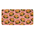 Hamburger Plaid Pattern Print Towel