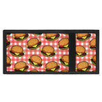 Hamburger Plaid Pattern Print Trifold Wallet