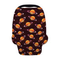 Hamburger Planet Pattern Print Baby Seat Cover