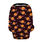 Hamburger Planet Pattern Print Baby Seat Cover