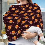 Hamburger Planet Pattern Print Baby Seat Cover