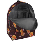 Hamburger Planet Pattern Print Backpack