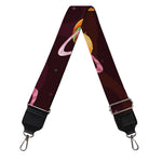 Hamburger Planet Pattern Print Bag Strap