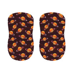 Hamburger Planet Pattern Print Bar Stool Covers
