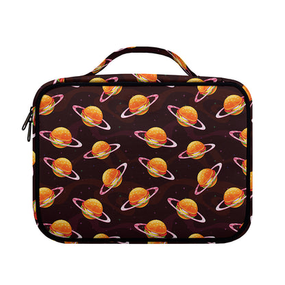 Hamburger Planet Pattern Print Briefcase Bible Bag