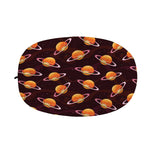 Hamburger Planet Pattern Print Car Side Mirror Covers