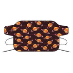Hamburger Planet Pattern Print Car Windshield Snow Cover