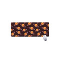 Hamburger Planet Pattern Print Extended Mouse Pad
