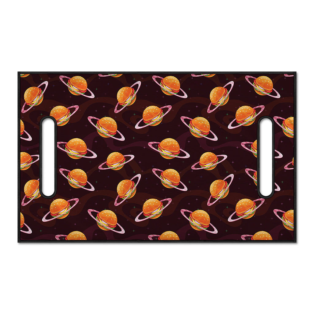 Hamburger Planet Pattern Print Golf Cart Seat Cover