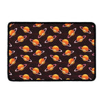 Hamburger Planet Pattern Print Kitchen Mat