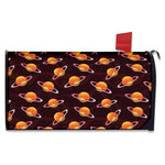 Hamburger Planet Pattern Print Mailbox Cover