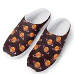 Hamburger Planet Pattern Print Mesh Casual Shoes