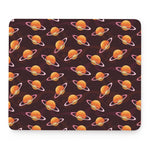 Hamburger Planet Pattern Print Mouse Pad