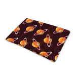 Hamburger Planet Pattern Print Pet Cooling Mat Cover