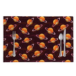 Hamburger Planet Pattern Print Placemat