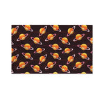 Hamburger Planet Pattern Print Polyester Flag