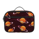 Hamburger Planet Pattern Print Portable Lunch Bag