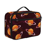 Hamburger Planet Pattern Print Portable Lunch Bag