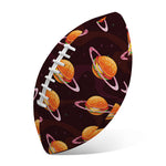 Hamburger Planet Pattern Print Rugby Ball