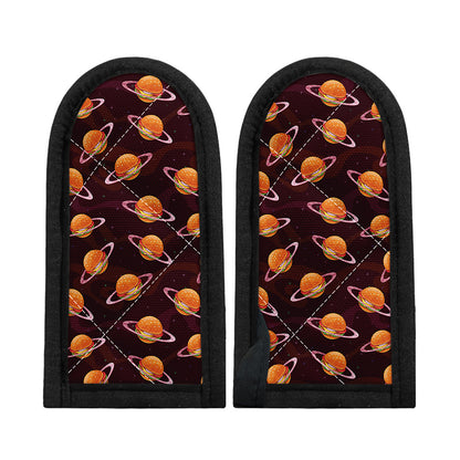 Hamburger Planet Pattern Print Skillet Handle Cover