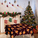 Hamburger Planet Pattern Print Tablecloth