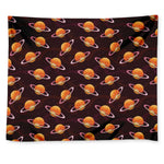 Hamburger Planet Pattern Print Tapestry