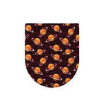 Hamburger Planet Pattern Print Toilet Lid Cover