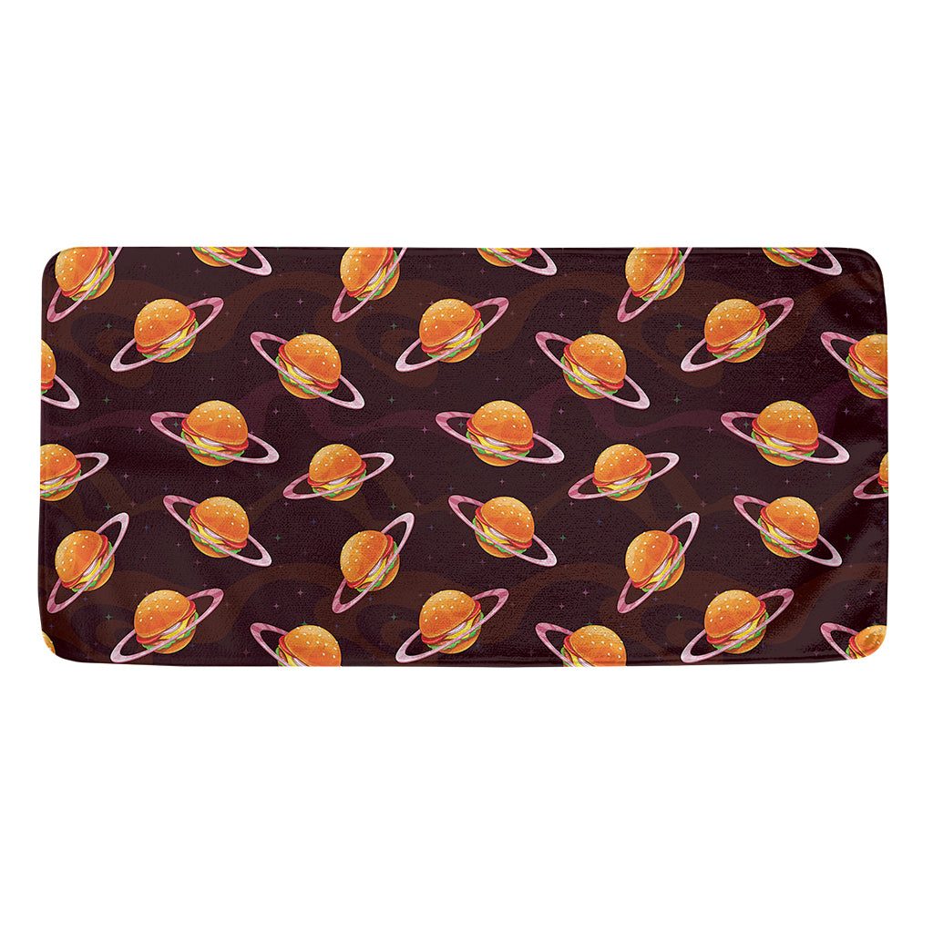 Hamburger Planet Pattern Print Towel