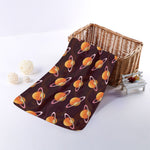 Hamburger Planet Pattern Print Towel
