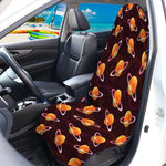 Hamburger Planet Pattern Print Waterproof Car Seat Cover