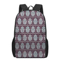Hamsa Symbol Pattern Print 17 Inch Backpack