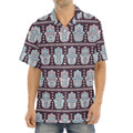 Hamsa Symbol Pattern Print Aloha Shirt