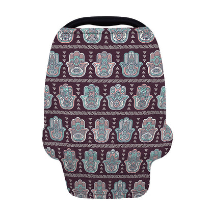 Hamsa Symbol Pattern Print Baby Seat Cover