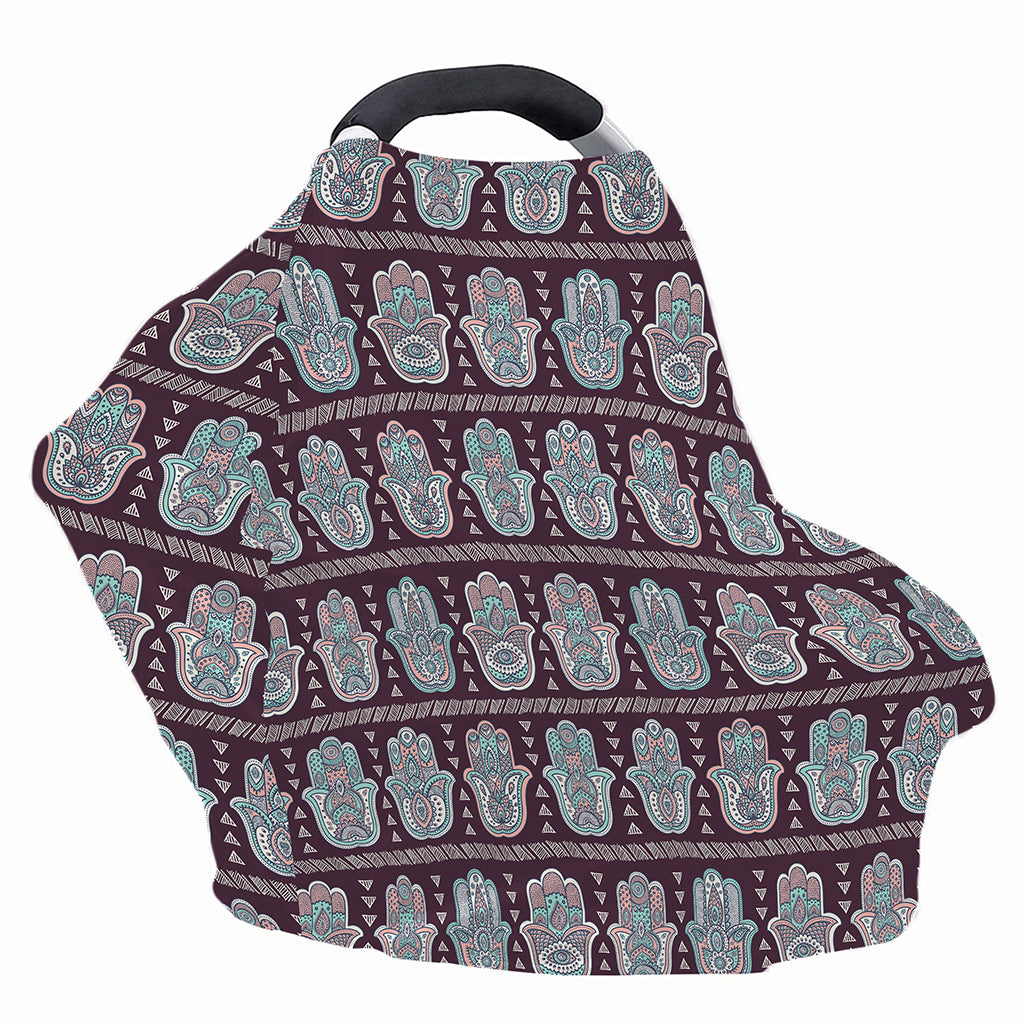 Hamsa Symbol Pattern Print Baby Seat Cover