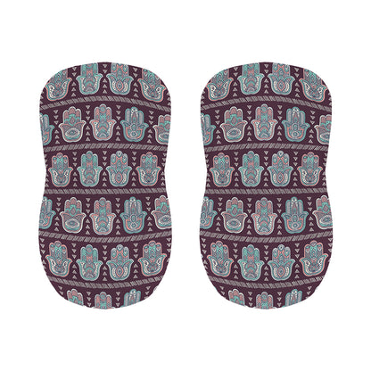 Hamsa Symbol Pattern Print Bar Stool Covers