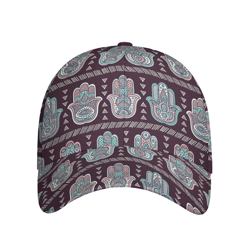 Hamsa Symbol Pattern Print Baseball Cap