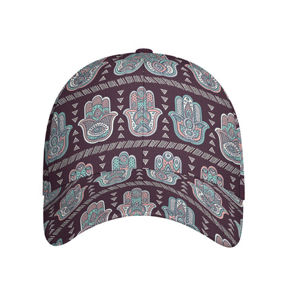 Hamsa Symbol Pattern Print Baseball Cap