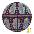 Hamsa Symbol Pattern Print Basketball