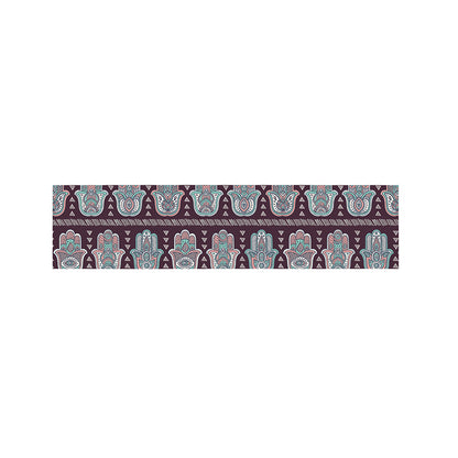 Hamsa Symbol Pattern Print Bed Runner