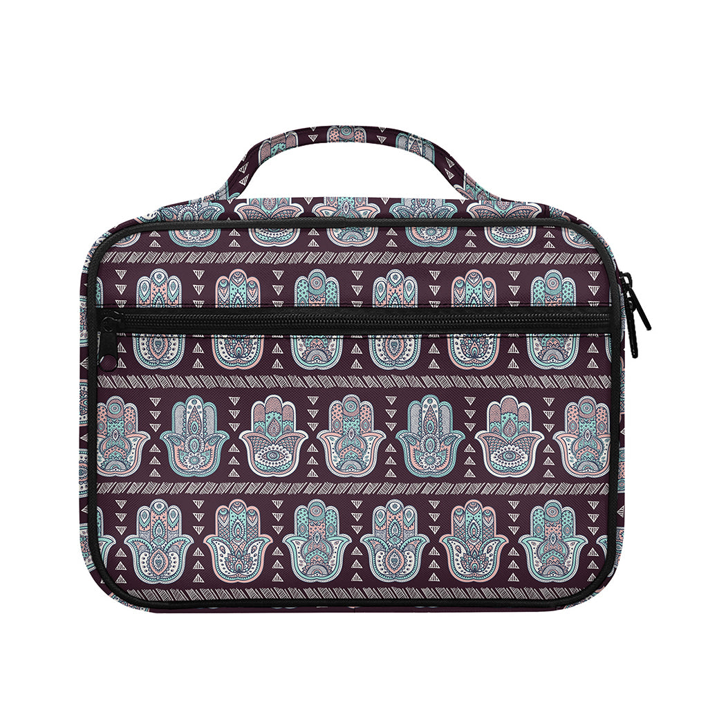 Hamsa Symbol Pattern Print Briefcase Bible Bag