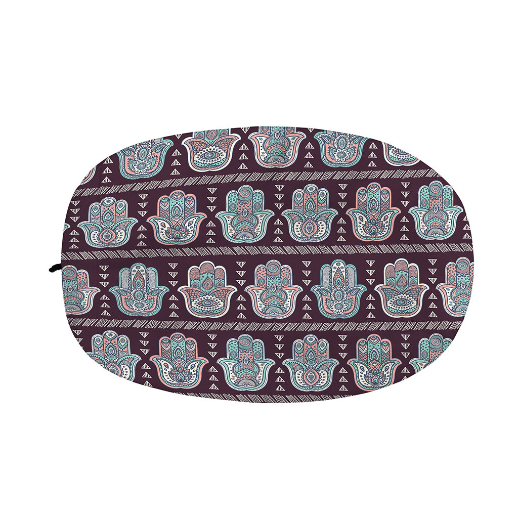 Hamsa Symbol Pattern Print Car Side Mirror Covers