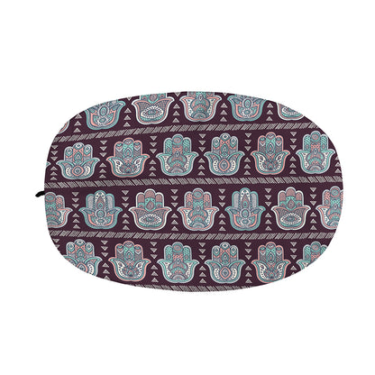 Hamsa Symbol Pattern Print Car Side Mirror Covers