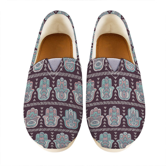 Hamsa Symbol Pattern Print Casual Shoes