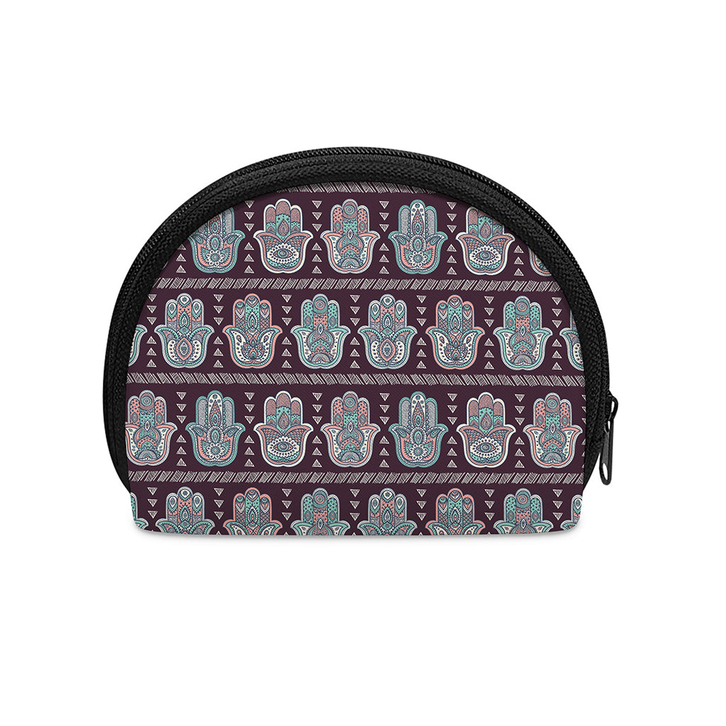 Hamsa Symbol Pattern Print Coin Purse