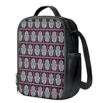 Hamsa Symbol Pattern Print Crossbody Lunch Bag