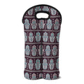 Hamsa Symbol Pattern Print Double Neoprene Wine Tote