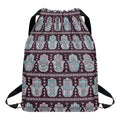 Hamsa Symbol Pattern Print Drawstring Backpack