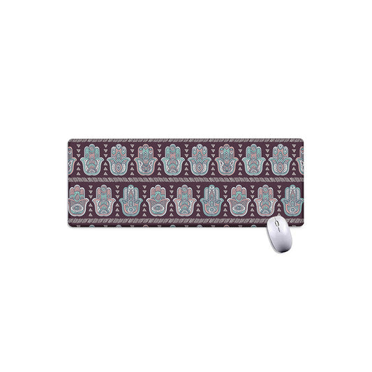 Hamsa Symbol Pattern Print Extended Mouse Pad