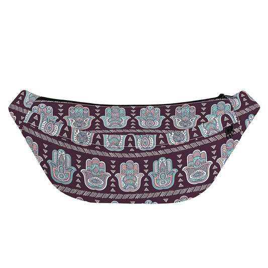 Hamsa Symbol Pattern Print Fanny Pack