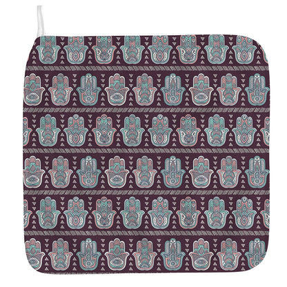 Hamsa Symbol Pattern Print Hand Towel